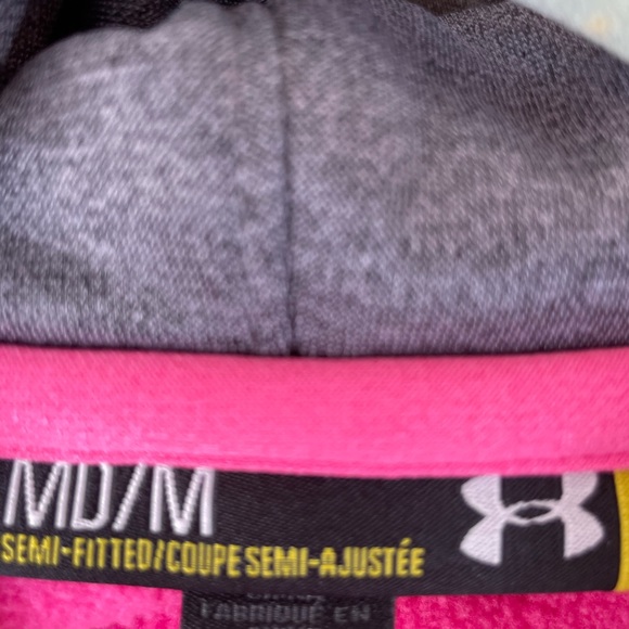 Pink under armor hoodie - Picture 5 of 5